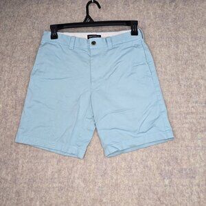 J.Crew Mercantile Flex Mens Light Blue Chino Shorts Size 32
